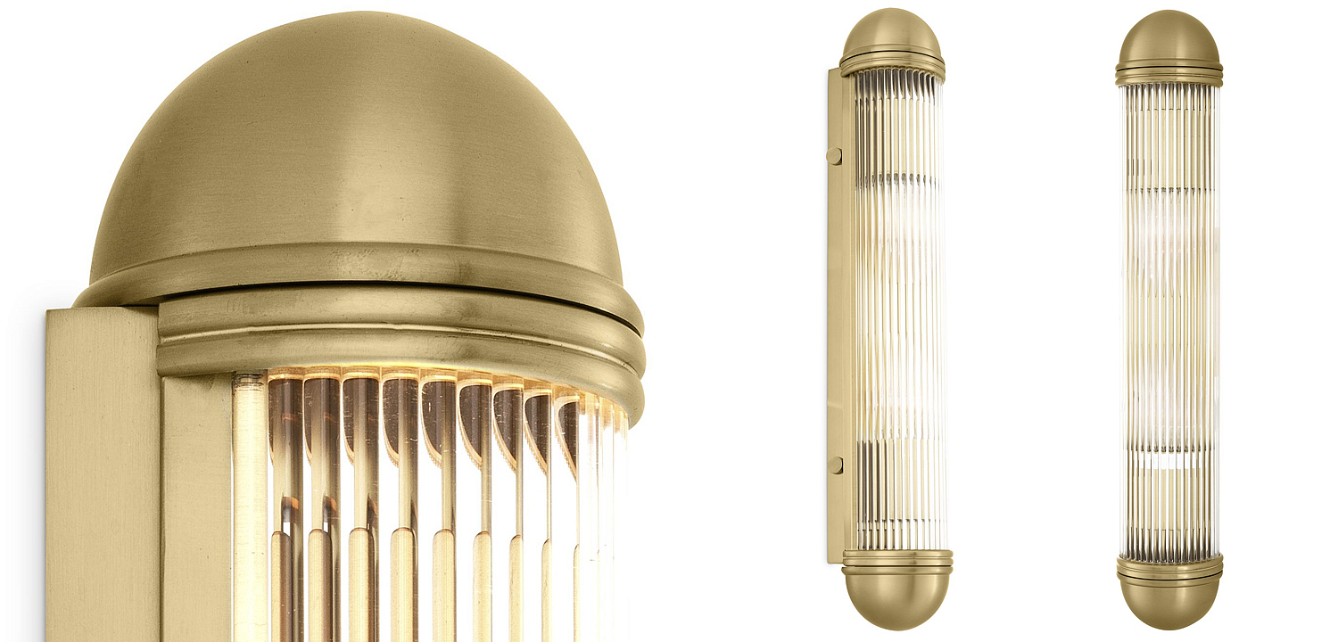 Бра Eichholtz Wall Lamp Auburn Brass Бра Eichholtz Wall Lamp Auburn Brass - Loft-Concept в Твери