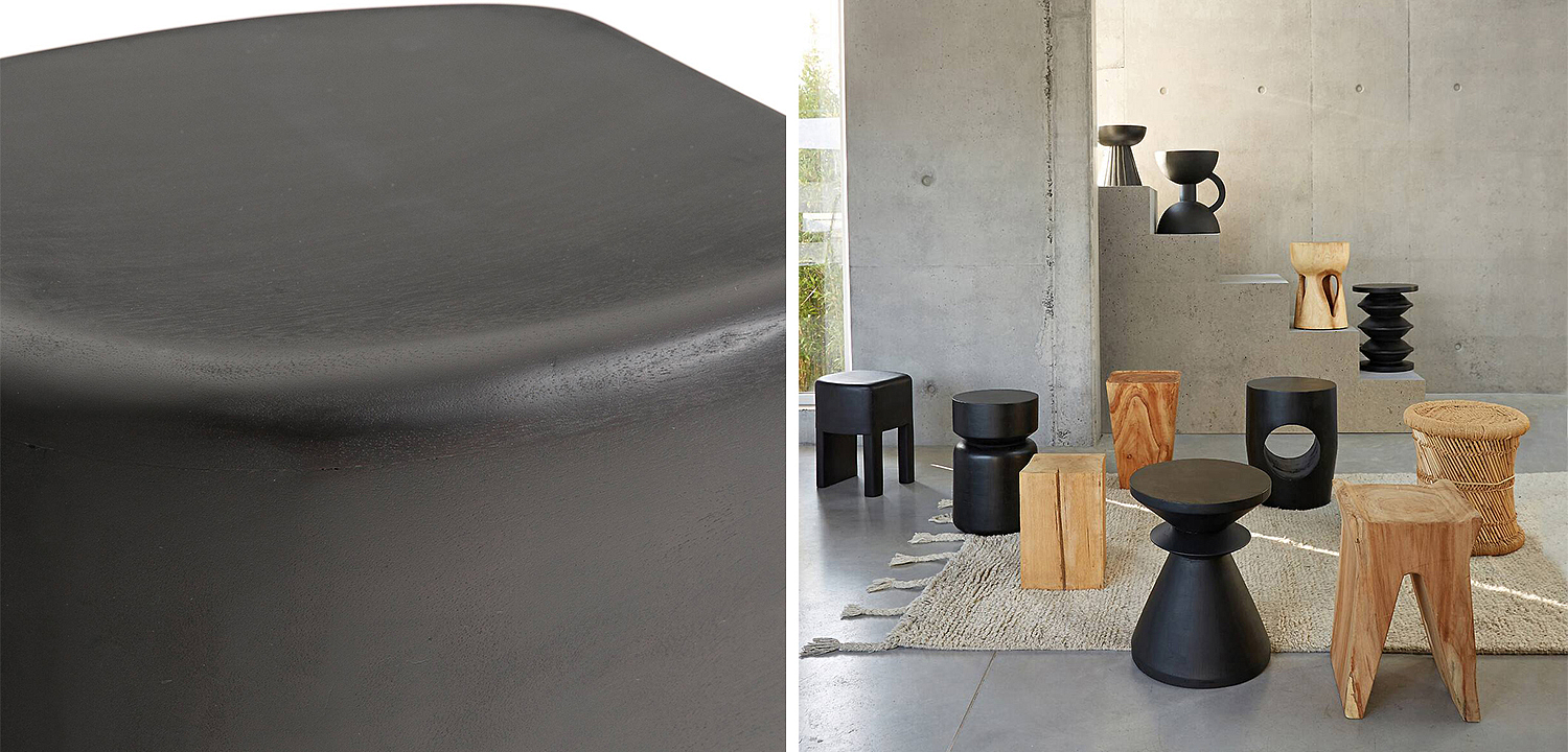 Приставной стол Mordred Mango Black Side Table Приставной стол Mordred Mango Black Side Table - Loft-Concept в Твери