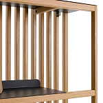 Стеллаж из дерева и метала Furniture Gutter and Lattice Rack варинант исполнения - 4 | Loft Concept в Твери