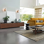 Фигурный приставной столик черного цвета AMORPHOUS варинант исполнения - 8 | Loft Concept в Твери