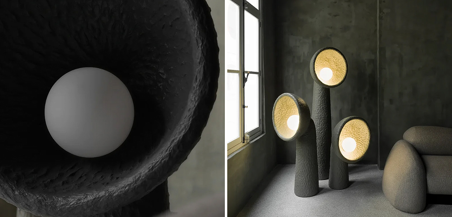 Лампа SONIAH MEDIUM FLOOR LAMP by FAINA Black Лампа SONIAH MEDIUM FLOOR LAMP by FAINA Black - Loft-Concept в Твери