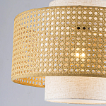 Торшер с декоративным поясом из плетеного бамбука Biuloggicu варинант исполнения - 8 | Loft Concept в Твери