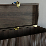 Большой дизайнерский Сундук Elsa Dreams Walnut варинант исполнения - 3 | Loft Concept в Твери