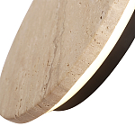 Бра с круглым плафоном из травертина Shaw Marble Lighting варинант исполнения - 2 | Loft Concept в Твери