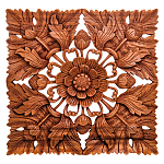 Панно из дерева квадратное Novala Panel With Trees варинант исполнения - 1 | Loft Concept в Твери