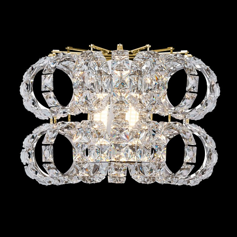 Бра с россыпью хрусталя Perfection of Diamonds Золотой Прозрачный Хром Бра с россыпью хрусталя Perfection of Diamonds Золотой Прозрачный Хром в Твери | Loft Concept