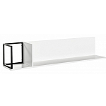 Полка навесная белая открытая Strict Lines  варинант исполнения - 3 | Loft Concept в Твери