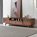 Тумба под телевизориз массива дерева TV Stand made of Walnut Wood варинант исполнения - 1 | Loft Concept в Твери