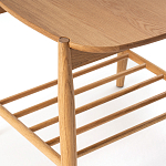 Приставной стол из массива дуба Reyer Side Table варинант исполнения - 3 | Loft Concept в Твери