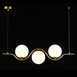 Люстра подвесная светодиодная Jagna 2 Gold and White варинант исполнения - 2 | Loft Concept в Твери