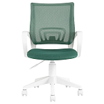 Офисное кресло с основанием из белого пластика Desk chairs Green варинант исполнения - 2 | Loft Concept в Твери