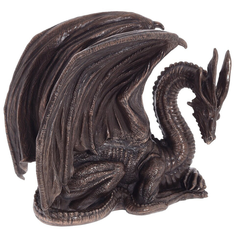 Декоративная статуэтка Дракон Dark Bronze Winged Dragon Statuette Коричневый Темная бронза Декоративная статуэтка Дракон Dark Bronze Winged Dragon Statuette Коричневый Темная бронза в Твери | Loft Concept