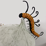 Статуэтка фантастический фрукт Exotic Tropical Fruit orange and white 67 варинант исполнения - 3 | Loft Concept в Твери