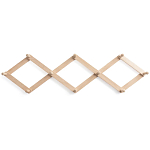 Настенная деревянная раздвижная вешалка Larson Wood Hanger варинант исполнения - 5 | Loft Concept в Твери