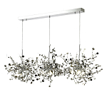 Люстра подвесная из трех частей с металлическими круглыми элементами Terzani Argent варинант исполнения - 7 | Loft Concept в Твери