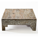 Кофейный стол Carved Сoffee table ручная резьба по дереву варинант исполнения - 1 | Loft Concept в Твери