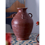 Ваза бордовая с 4-мя фактурными ручками Vase Burgundy Glaze варинант исполнения - 4 | Loft Concept в Твери
