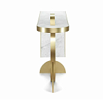 Консоль белая геометрической формы Collision варинант исполнения - 1 | Loft Concept в Твери