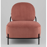 Кресло Стоун велюр рельефный коралловый варинант исполнения - 4 | Loft Concept в Твери