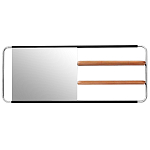 Настенное зеркало с двумя полками Two Shelves Functional Mirrors варинант исполнения - 1 | Loft Concept в Твери