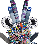 Кукла из джинсы Rusalka Upcycling варинант исполнения - 2 | Loft Concept в Твери