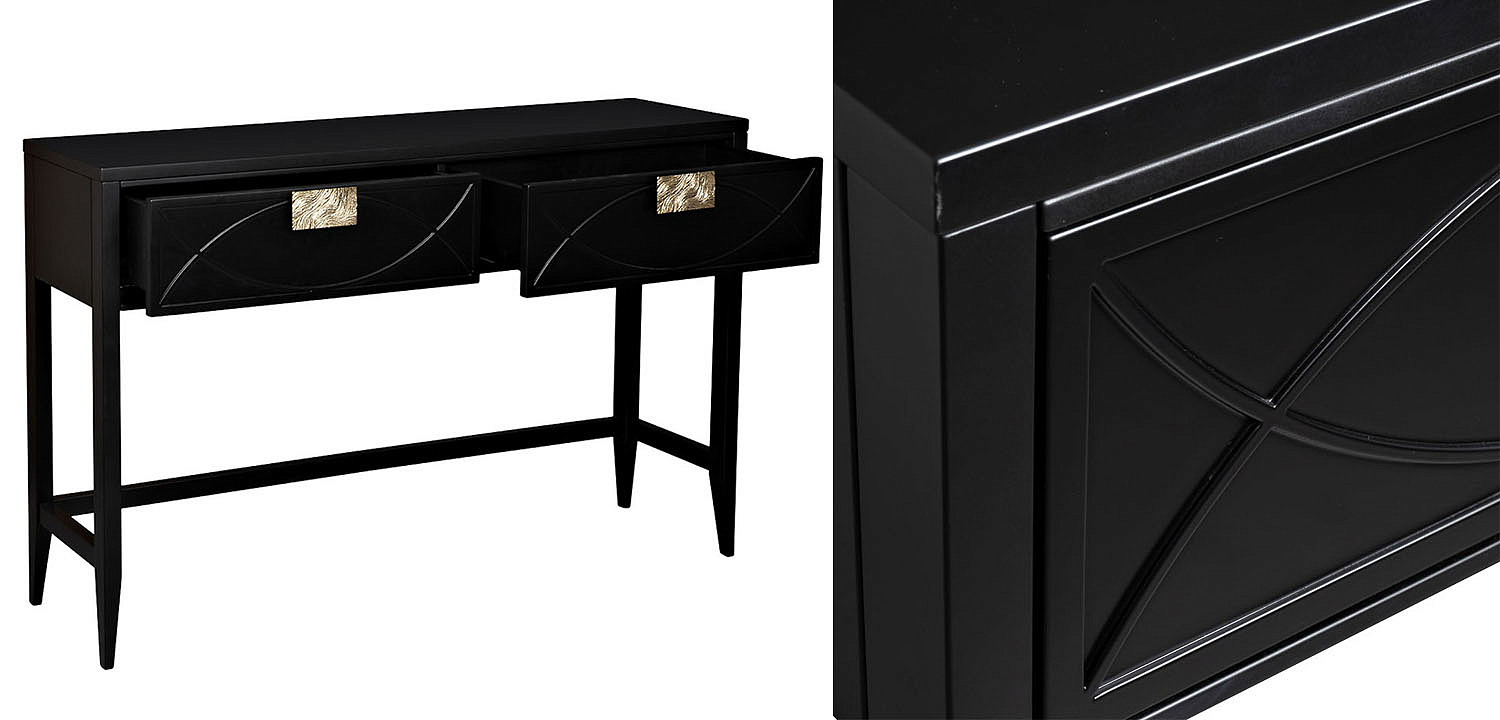 Консоль Amelie Black Console Консоль Amelie Black Console - Loft-Concept в Твери