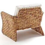 Кресло из плетеного гиацинта Gardner Wicker Armchair варинант исполнения - 4 | Loft Concept в Твери