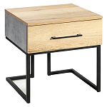 Тумба прикроватная с ящиком в стиле лофт Urban Style Space 2 варинант исполнения - 2 | Loft Concept в Твери