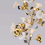 Торшер в виде белых и золотых цветов каллы Refined Taste of Light варинант исполнения - 3 | Loft Concept в Твери