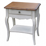 Тумба прикроватная с ящиком и открытой полкой Interiors Romance варинант исполнения - 1 | Loft Concept в Твери