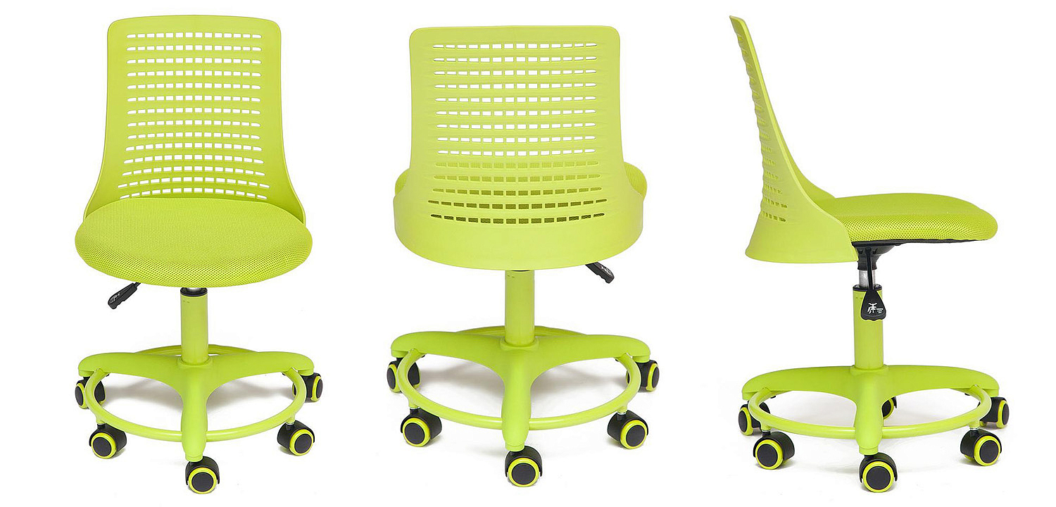 Кресло Bright Kiddie Office Chair light green Кресло Bright Kiddie Office Chair light green - Loft-Concept в Твери