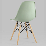 Пластиковый стул на ножках из массива бука Eames Mint варинант исполнения - 5 | Loft Concept в Твери