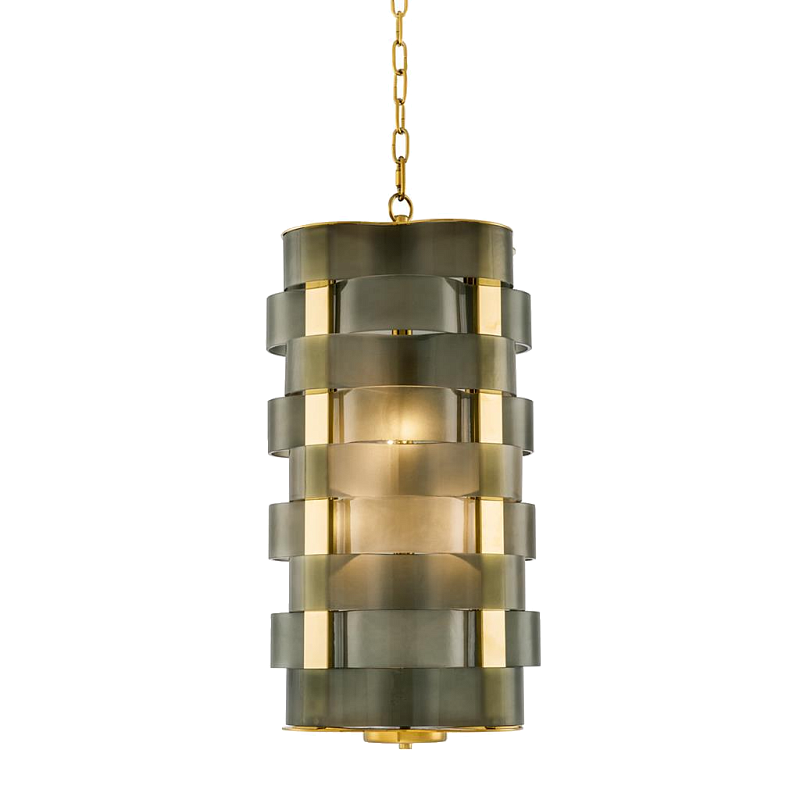 Люстра Chandelier Martinique Золотой Зеленый смок Люстра Chandelier Martinique Золотой Зеленый смок в Твери | Loft Concept