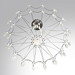 Люстра подвесная из металла с хрустальными прозрачными подвесками Quasar 81 варинант исполнения - 11 | Loft Concept в Твери