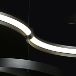 Люстра подвесная светодиодная в виде волнообразной ленты Ribbon Vortex варинант исполнения - 6 | Loft Concept в Твери