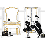 Megan Hess. Te Lttle Blk Dess варинант исполнения - 8 | Loft Concept в Твери