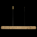 Подвесной светильник линейный цилиндрической формы из натурального алебастра Alabaster Geometry варинант исполнения - 1 | Loft Concept в Твери