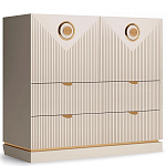 Комод с фактурным фасадом Satin Furniture варинант исполнения - 1 | Loft Concept в Твери