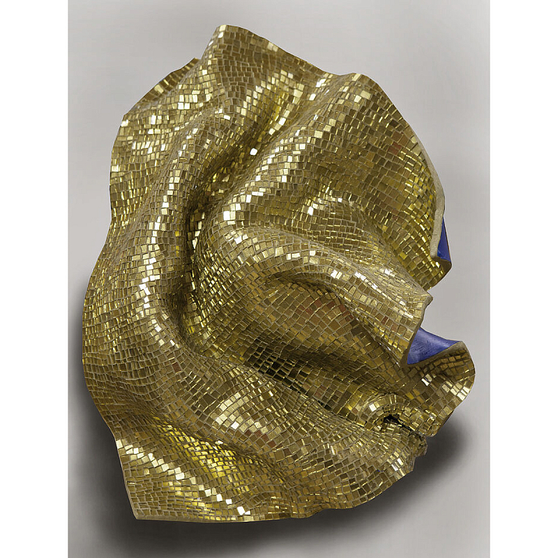 Панно «Reflection» Золотой Синий в Твери | Loft Concept 