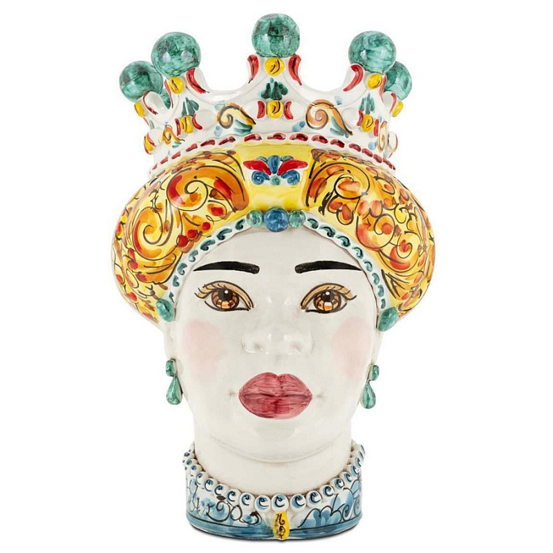 Ваза Vase Moro Lady Ornate White Face Mix Мульти Ваза Vase Moro Lady Ornate White Face Mix Мульти в Твери | Loft Concept
