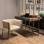 Письменный стол прямоугольный с 2-мя выдвижными ящиками Bristol варинант исполнения - 4 | Loft Concept в Твери