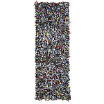 Ковер прямоугольный разноцветный из джинсовой одежды Zero Waste варинант исполнения - 1 | Loft Concept в Твери