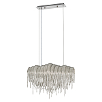 Люстра подвесная с металлическими цепочками и изогнутыми металлическими дугами 72 см Atlantis Chain варинант исполнения - 2 | Loft Concept в Твери