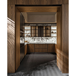 Кухонный гарнитур из массива дуба и камня Ratio Dada Engenereed варинант исполнения - 5 | Loft Concept в Твери