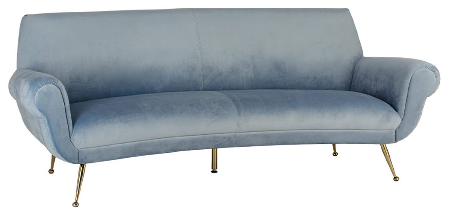 Диван Gigi Radice Lounge Sofa light blue Диван Gigi Radice Lounge Sofa light blue - Loft-Concept в Твери