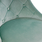 Стул в мятной велюровой обивке Ward Mint Velour Chair варинант исполнения - 5 | Loft Concept в Твери