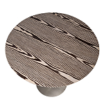 Стол барный круглый высокий с полосатым узором Zebroids варинант исполнения - 2 | Loft Concept в Твери