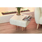 Керамический столик на деревянных ножках «Квадро» варинант исполнения - 7 | Loft Concept в Твери