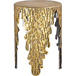 Столик дизайнерский Copper streaks варинант исполнения - 1 | Loft Concept в Твери