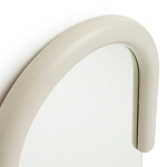 Зеркало овальное Curved Furniture бежевое варинант исполнения - 2 | Loft Concept в Твери